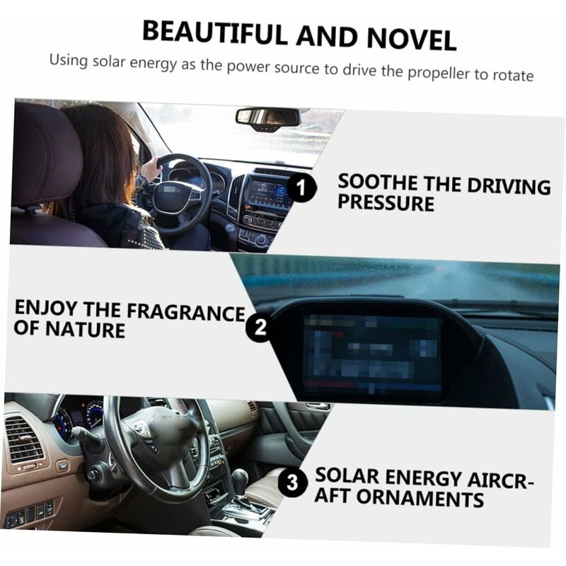 2 pcs Airplane Perfume Ornament Car Diffuser Essential Oil Diffuser Car Diffusers For Essential Oils Solar Air