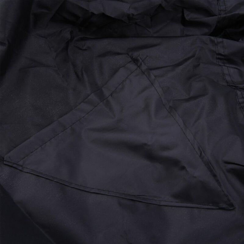 1Pc Waterproof Lawn Mower Cover Uv Resistant Oxford Cloth (170 X 61 X 117Cm, Black)