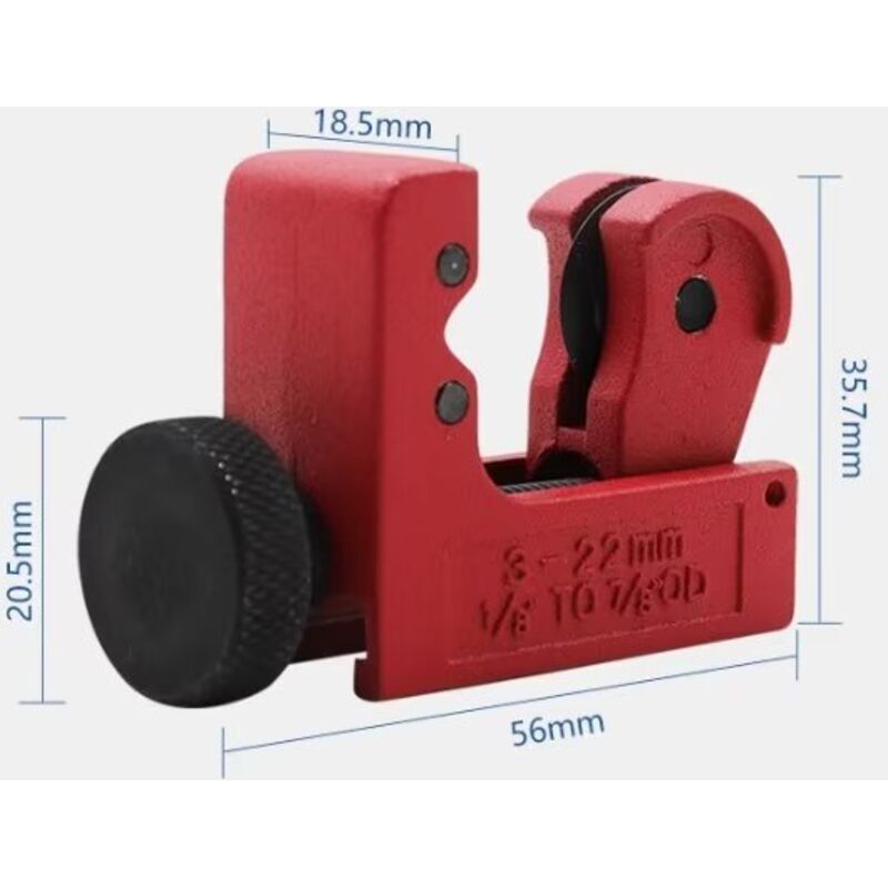Metal Pipe Cutter Copper Pipe Cutter 3-22Mm Tube Cutter Aluminum Pipe Cutter Water Pipe Air Conditioning Repair Tool