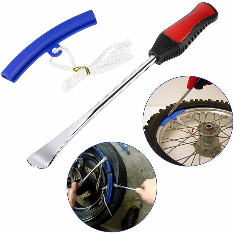Spoons Tire Lever Tool 3 Spoons Pneumatic Tool Lever With 3 Rim Protectors For Car Motorcycle Accessory