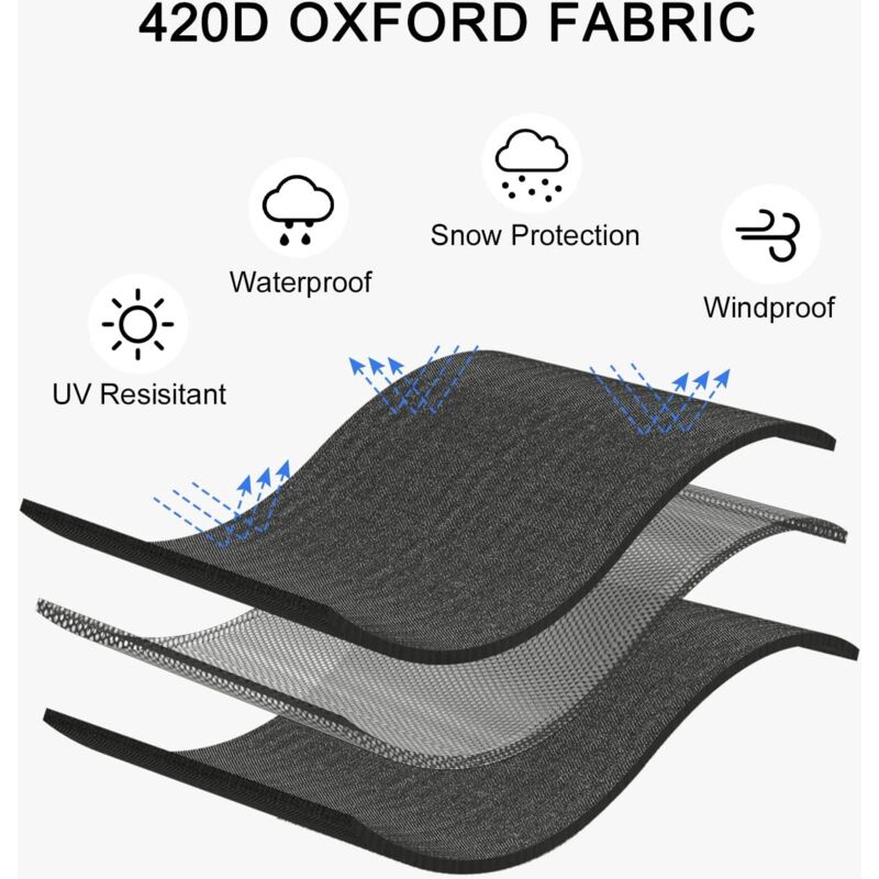 1000L Ibc Tank Cover, 420D Water Tank Cover, Anti-Uv Tank Protection Cover, Ibc Tank Protective Cover With Zipper, 120