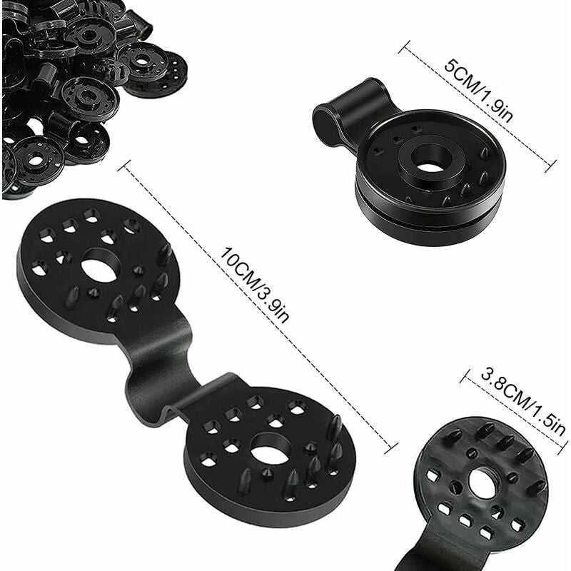 50 pcs Practical Heavy Duty Fixing Clip For Privacy Screen Fabric Sunshade In Greenhouse