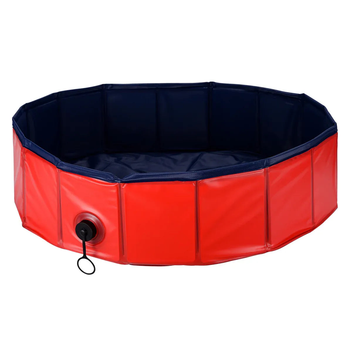 Foldable Dog Pet Pool Bathtub, Blue, M