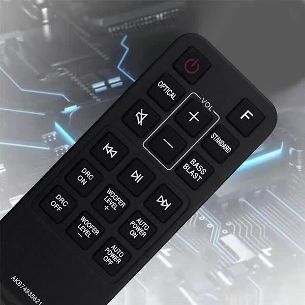 Replacement Remote Control AKB74935621 Compatible with LG Soundbar SJ2 SJ2.AEUSLLK SJ2.DEUSLLK