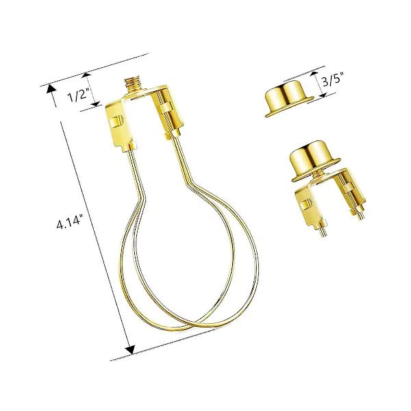 Lampshade Holder Adapter Kit with Knob Leveling System Gold Stabilizer
