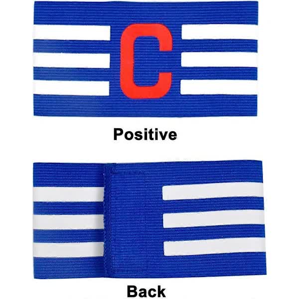 Adjustable Football Captain's Armband 3 pcs Compatible with Football Hockey Rugby for Adults and Youth