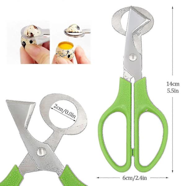Stainless Steel Quail Egg Peeler Cutter Opener Tool, 10 pcs