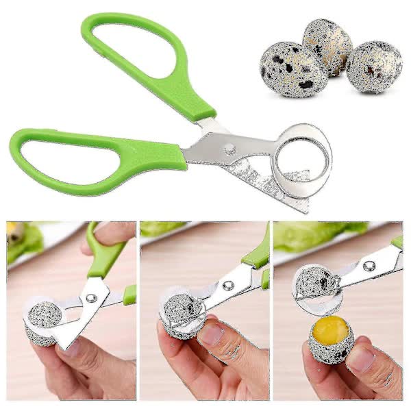 Stainless Steel Quail Egg Peeler Cutter Opener Tool, 10 pcs