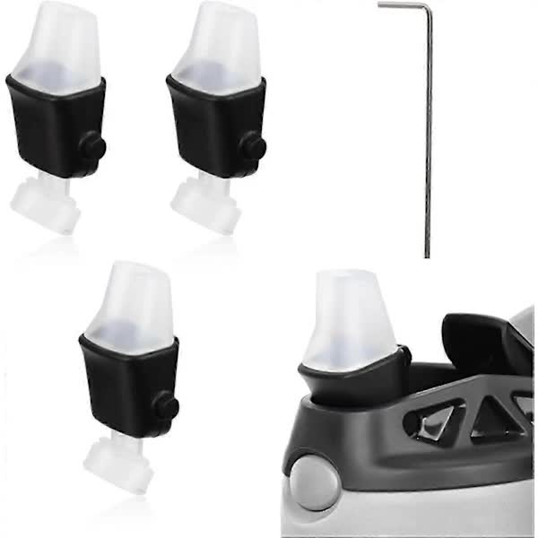 3 Pcs Replacement Nozzles Compatible with Contigo, BPA-Free Lid Parts with Wrench