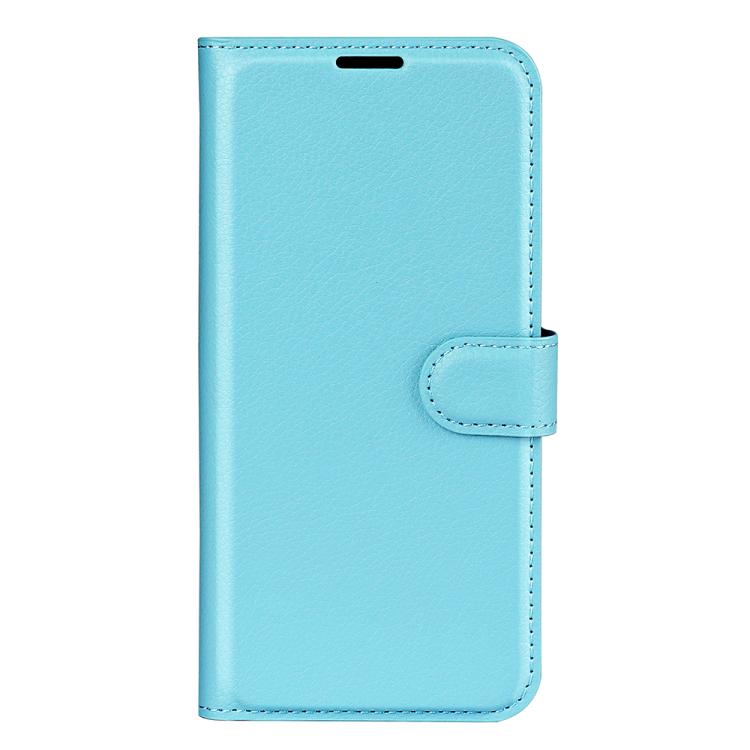 Compatible with Samsung Galaxy A17 5G Case Blue Litchi Texture Horizontal Flip Stand Cover for Compatible with Samsung Galaxy A17 5G