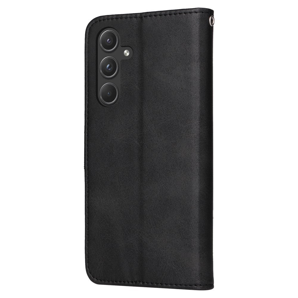 Compatible with Samsung A55 5G Wallet Case PU Leather Black with Card Slots Samsung