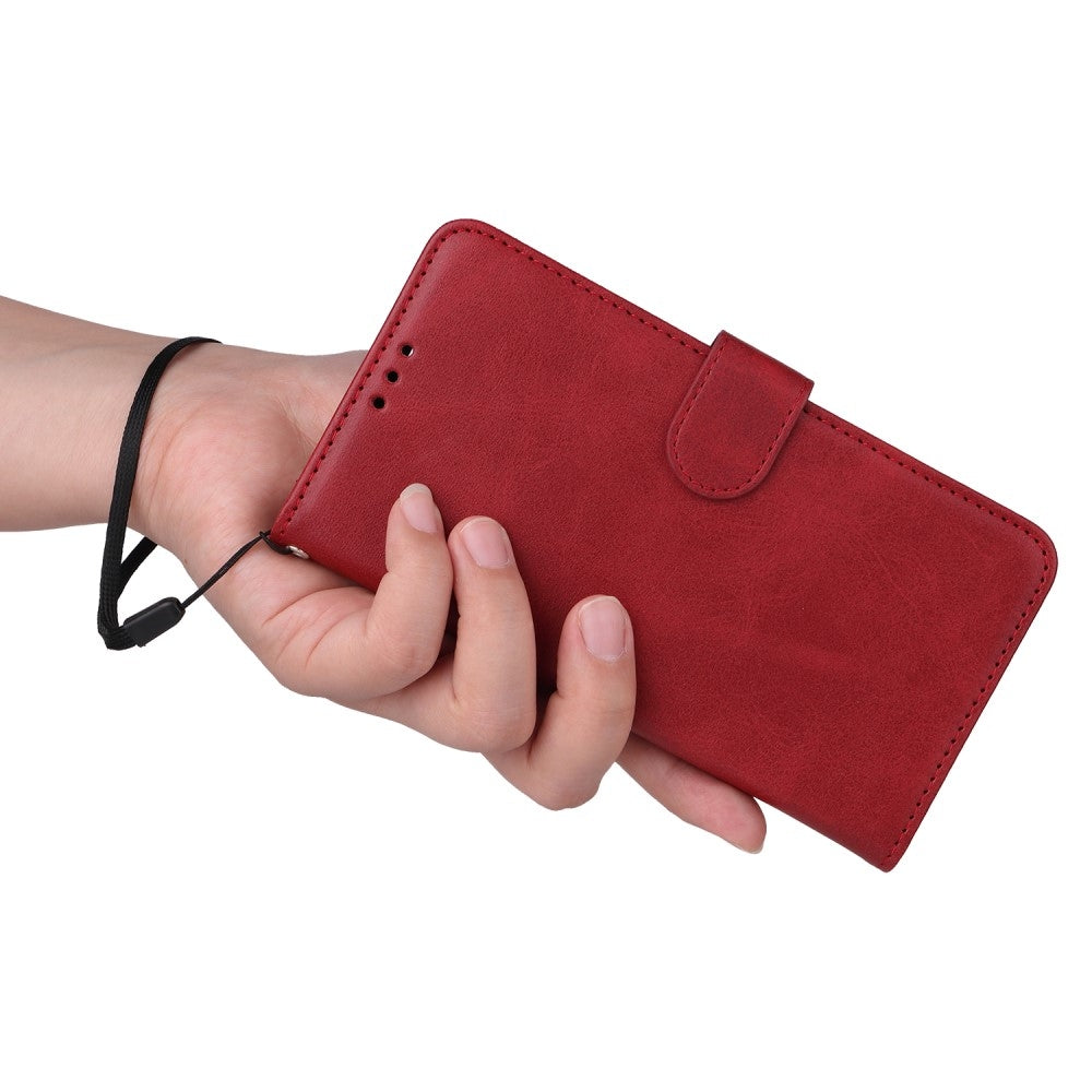 Compatible with Samsung A55 5G PU Leather Wallet Case Samsung, Red