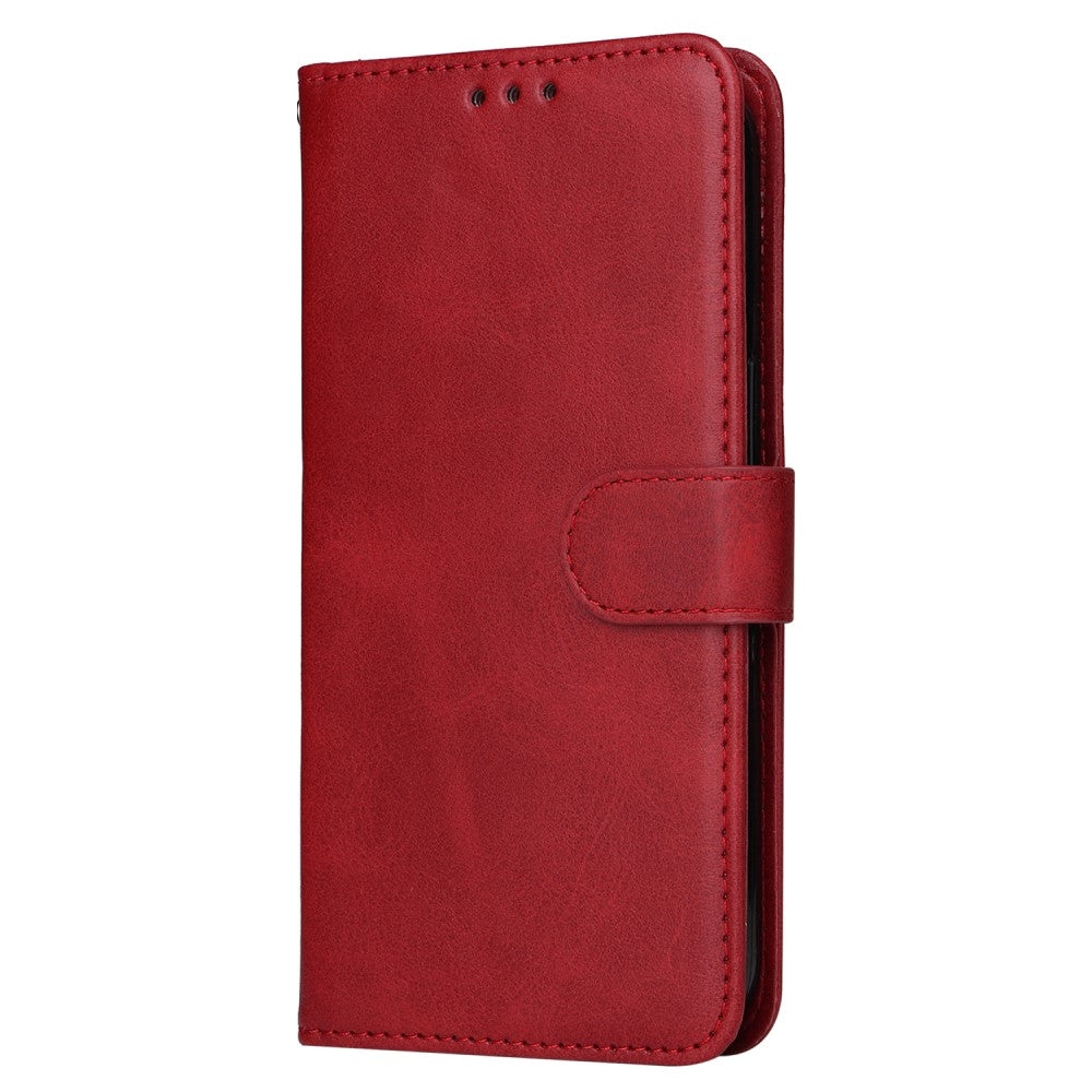 Compatible with Samsung A55 5G PU Leather Wallet Case Samsung, Red