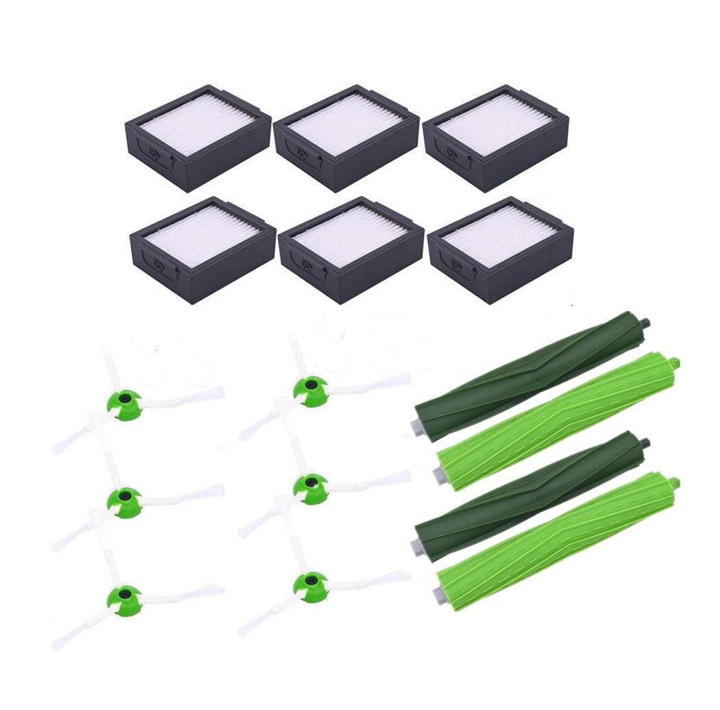 Robot Vacuum Cleaner Accessories Compatible with iRobot Roomba i7 i7+ E5 E6 i6 i3 i3+ 16 Parts