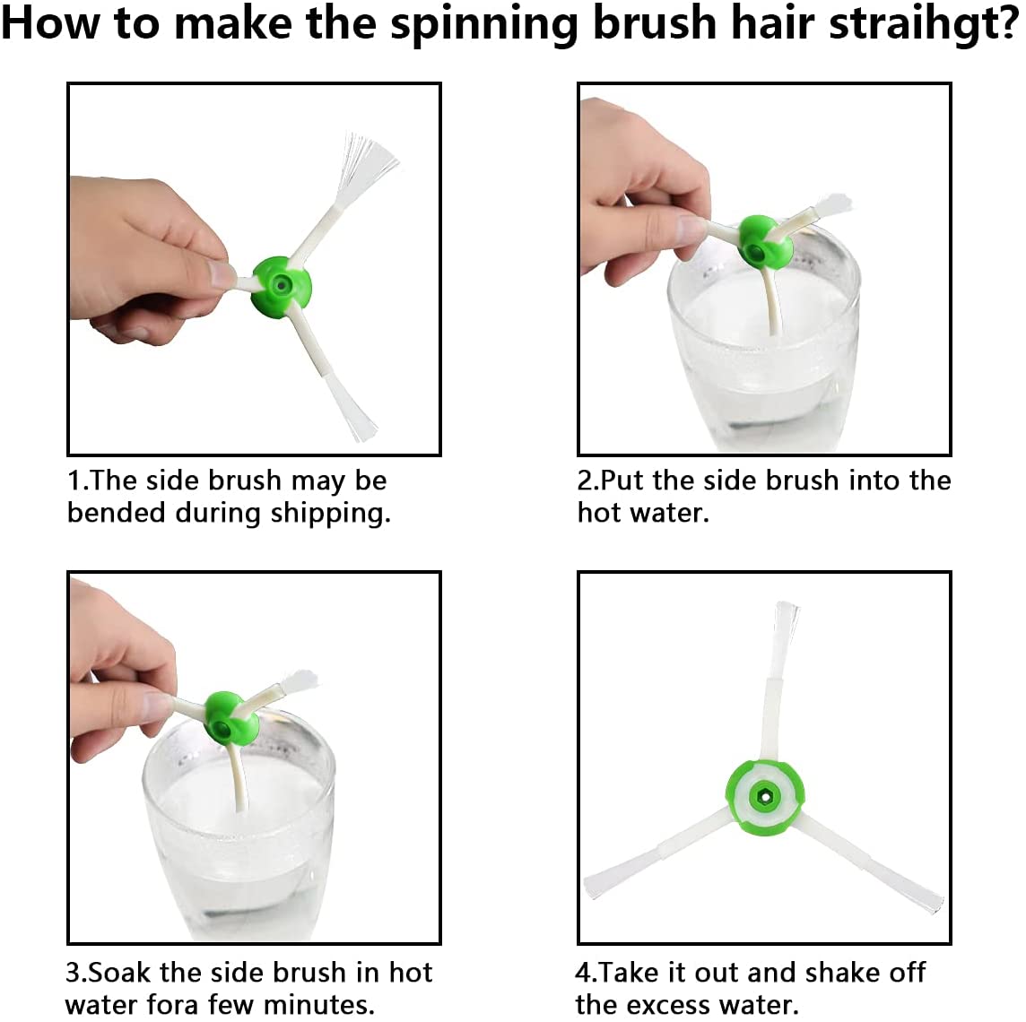 Robot Vacuum Cleaner Accessories Compatible with iRobot Roomba i7 i7+ E5 E6 i6 i3 i3+ 16 Parts