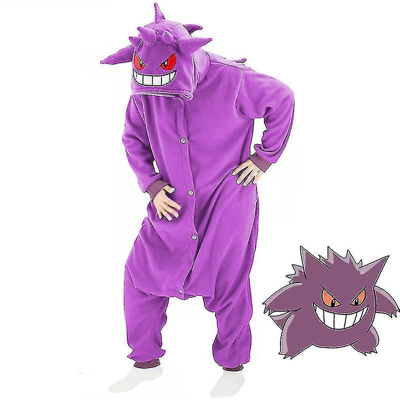 Gengar Halloween Christmas Onesie Pajamas Costume for Men Women - Kigurumi by WELLNGS