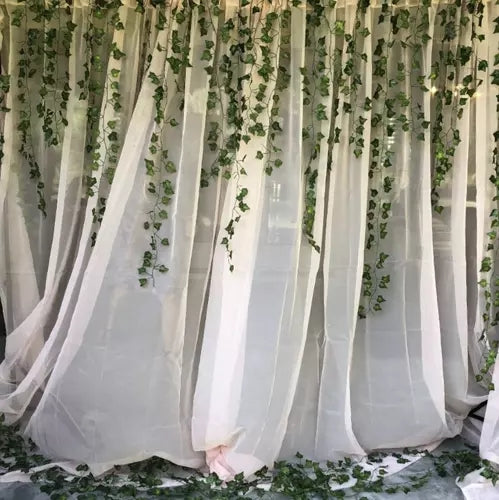 25 meters Ivy garland / Leaf garland - 2 m long Green