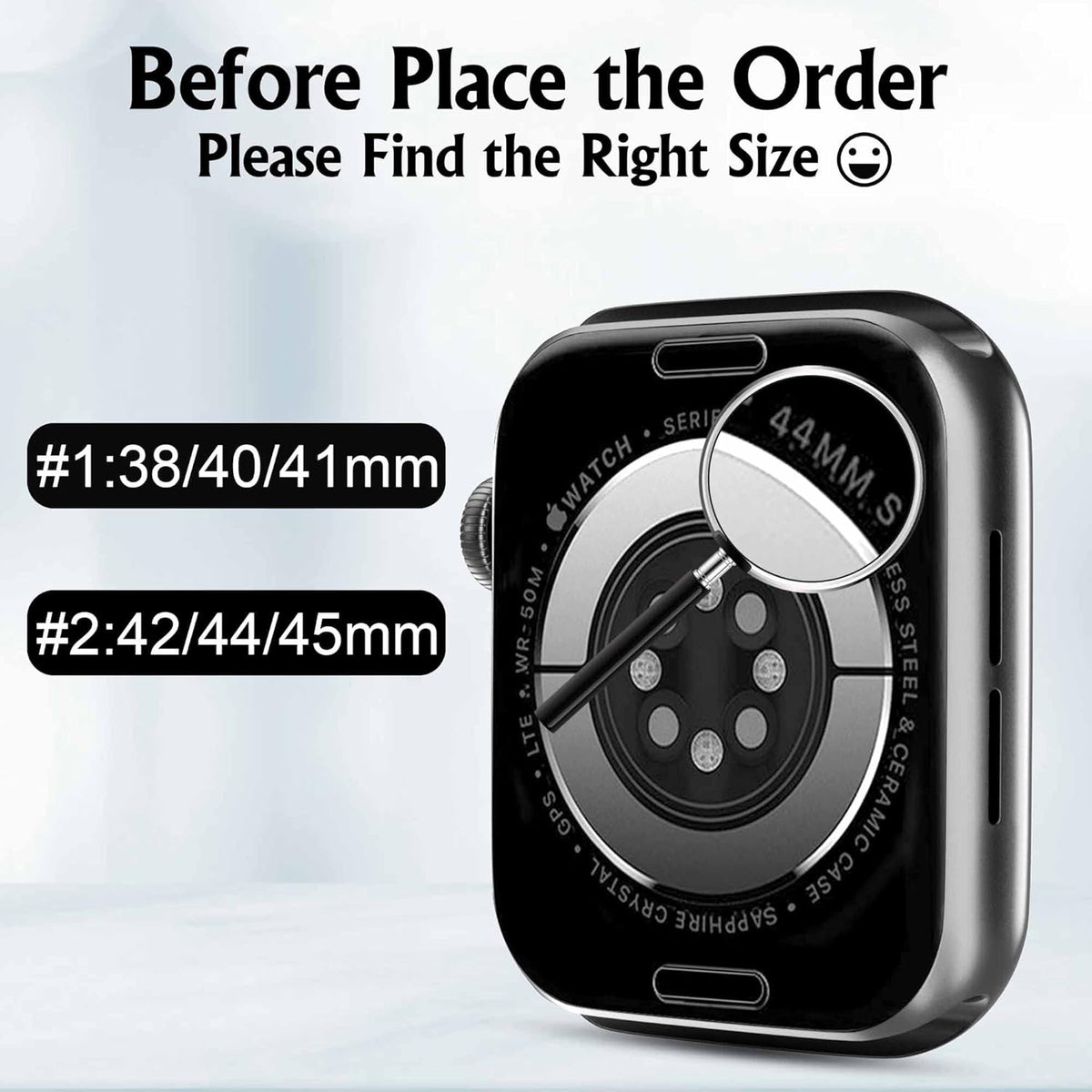 Apple Watch Stretch Band Compatible with Apple Watch 45mm 44mm 42mm Adjustable Sport Bracelet for Men and Women Black