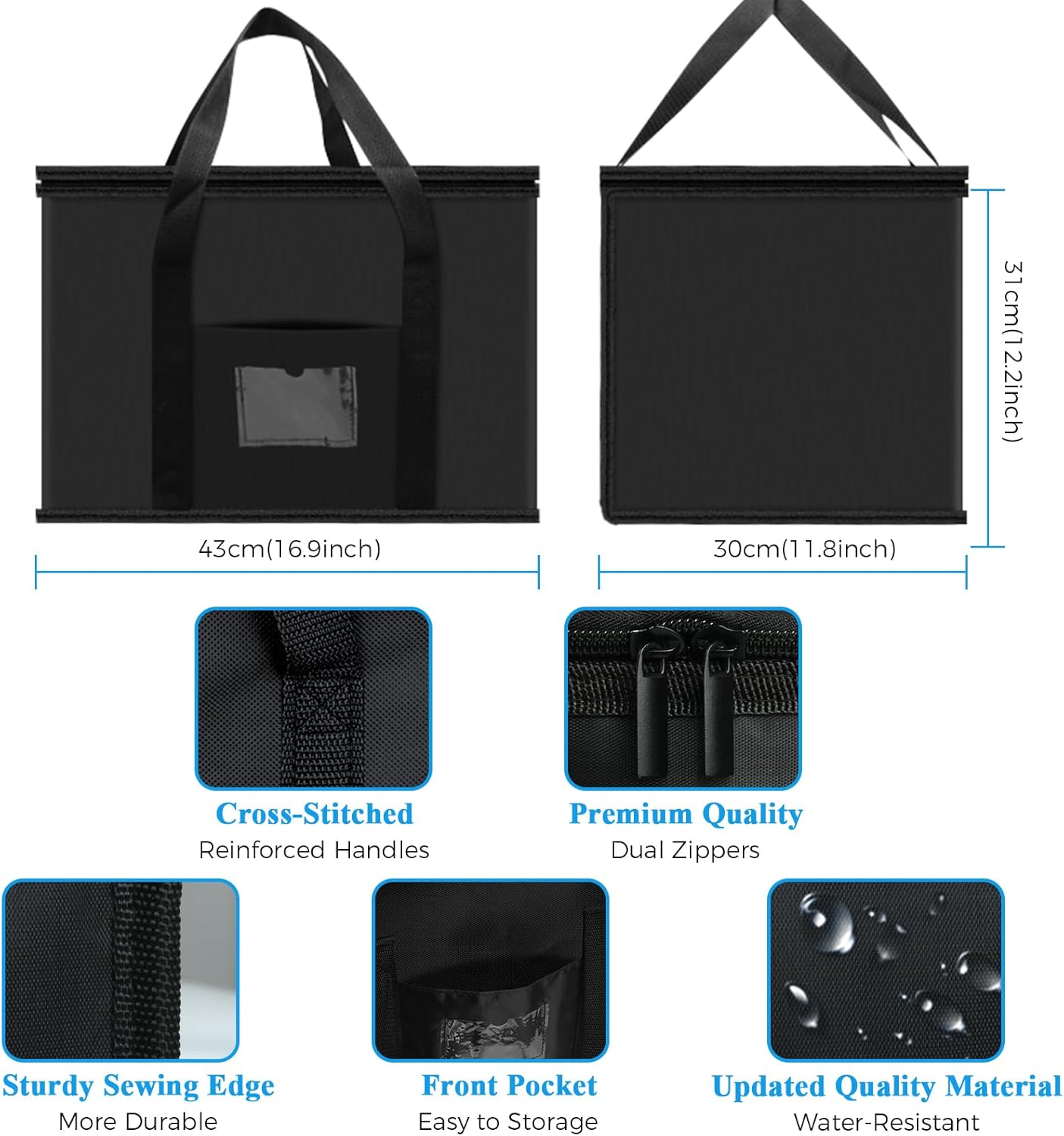 Cooler Bag 40L Insulated Soft Cooler Bag for Picnic Grocery and Food Delivery