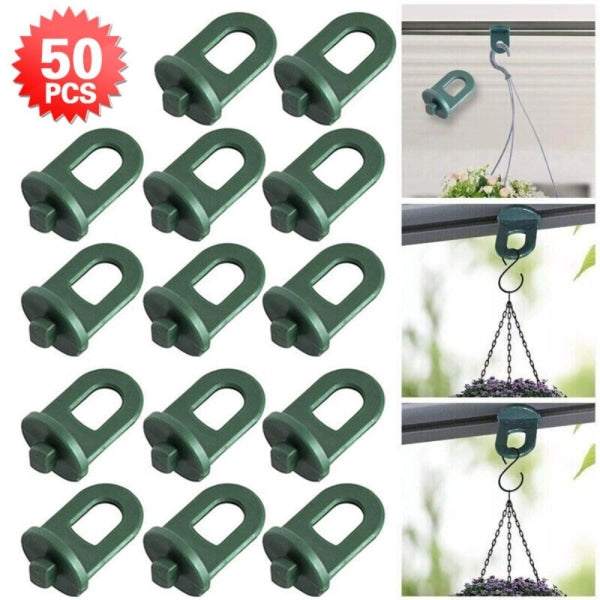Greenhouse Hanging Clamps 50pcs Plant Crop Clips Hooks for Greenhouse Gardening