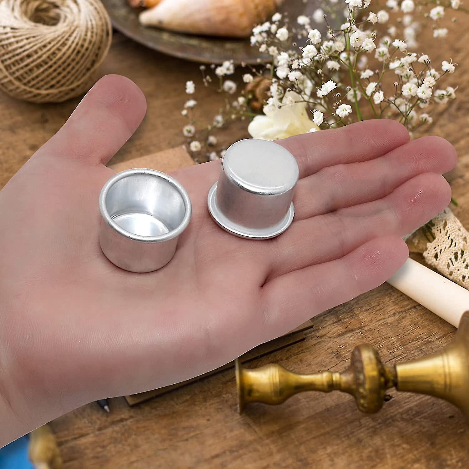 Conical Candle Holders and Tealight Cups, Candle Inserts for Table Decor