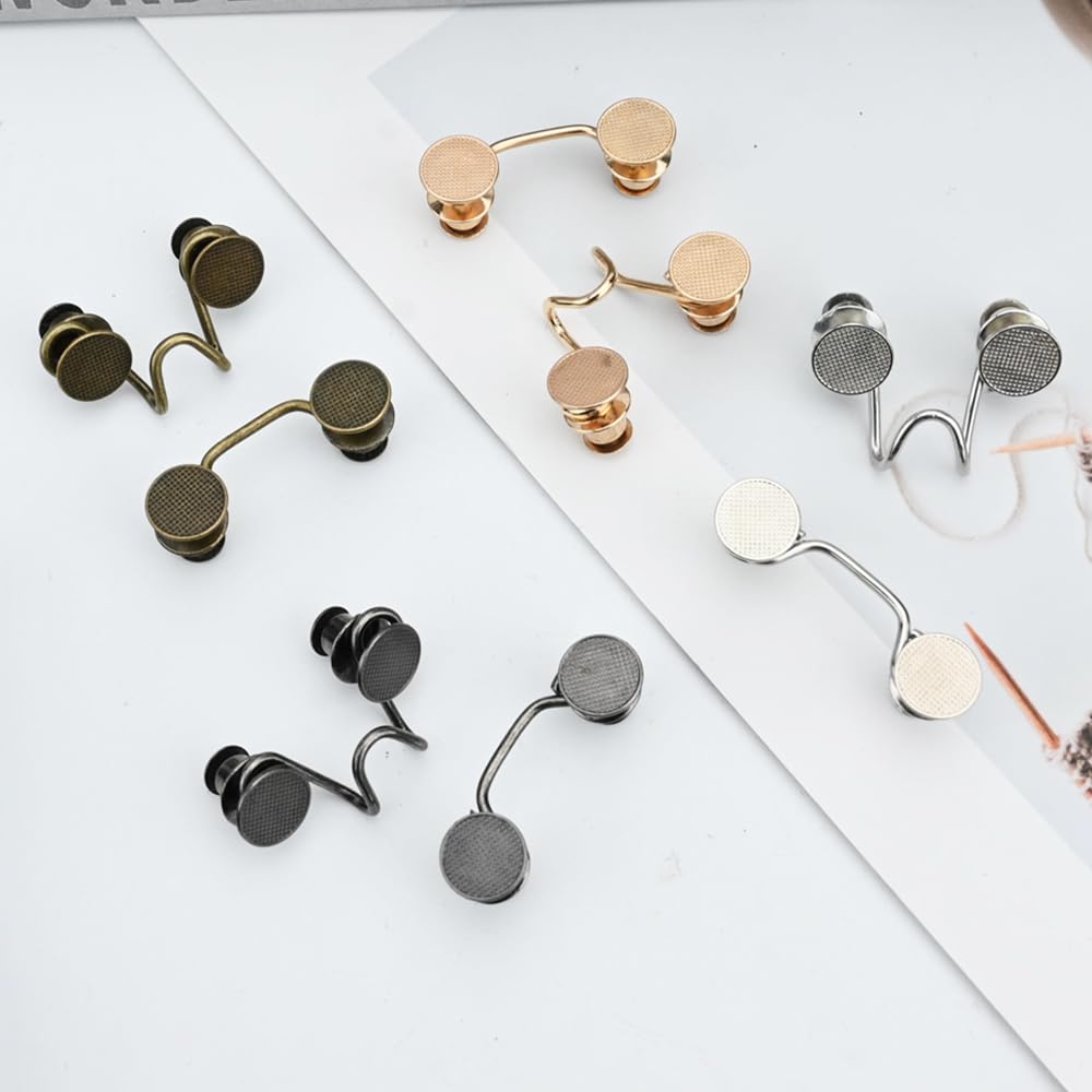 Jeans Waist Adjustment Set Removable No Stitch Buckle for Jeans Waist Tightening