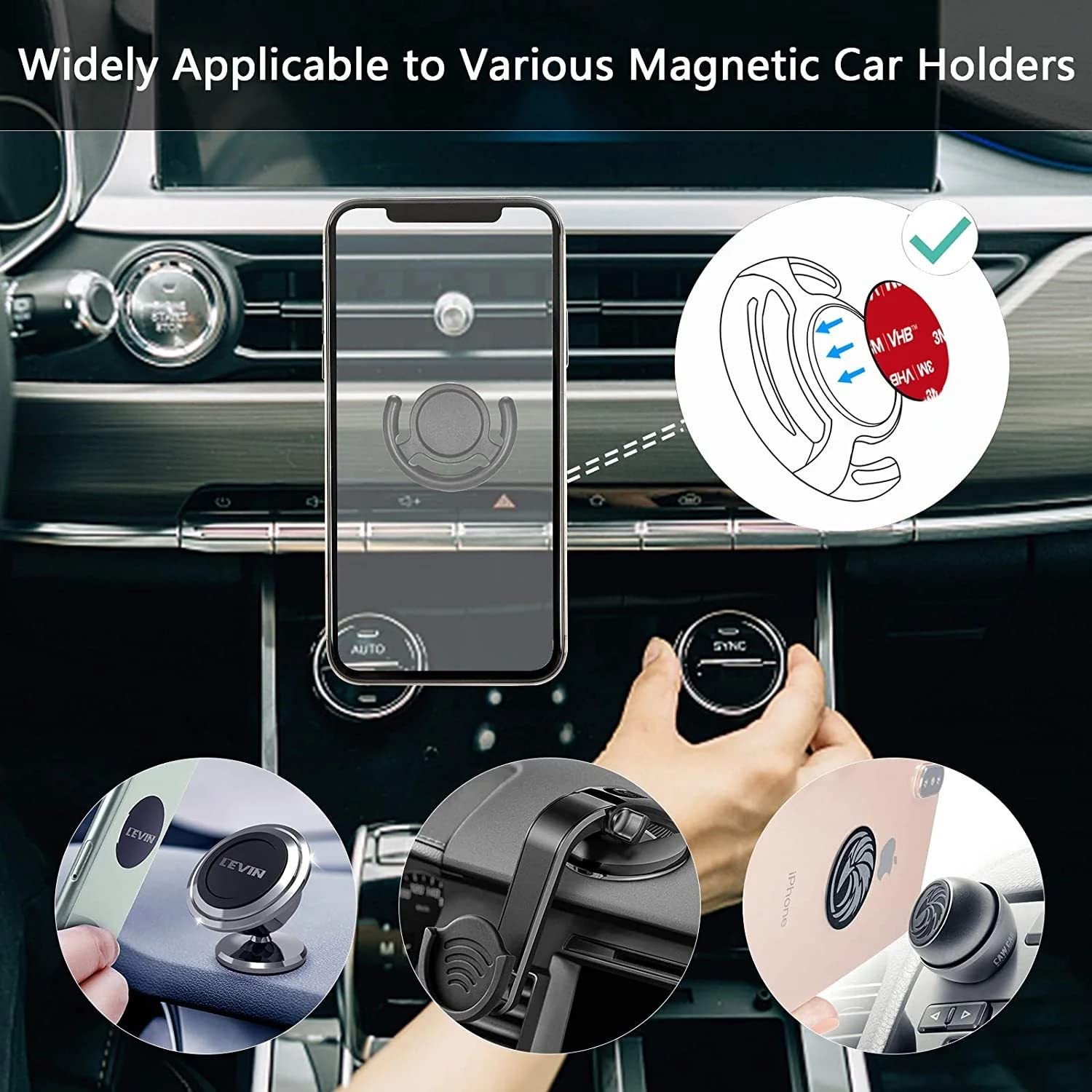 3M VHB 15 x Round Acrylic Foam Double Sided Adhesive Tape Pads Water ,ZQKLA