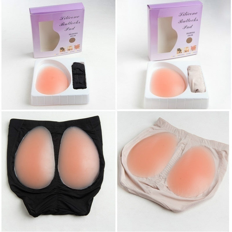 Silicone Buttock Enhancer Hip Lift Panty Black Size M