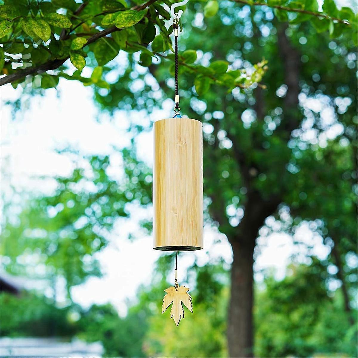 Chakra Wind Chime Meditation Game Outdoor Use Bamboo Sound