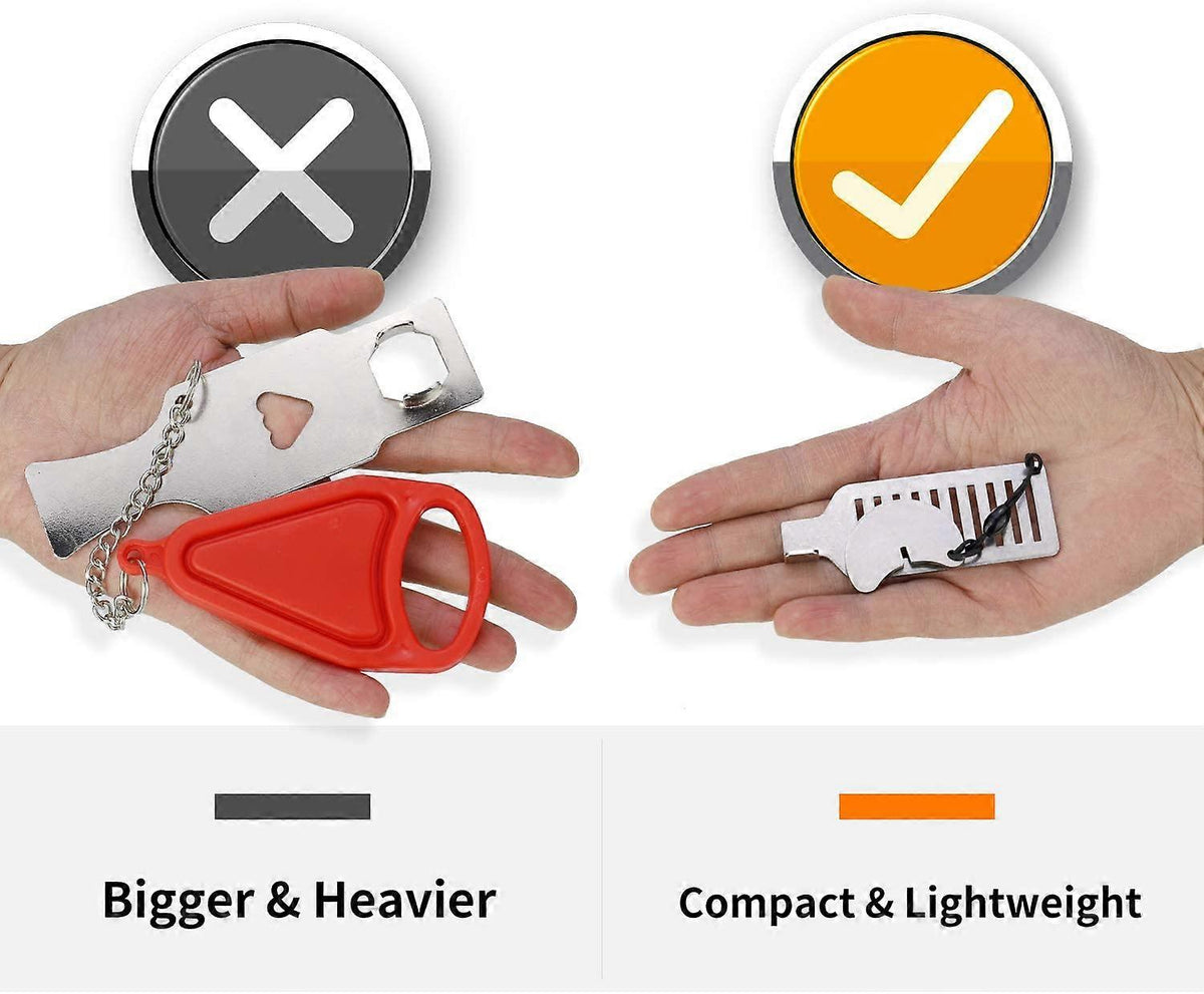 Portable Door Lock for Travel Security Device Compatible with Hotel Apartment Door Stopper