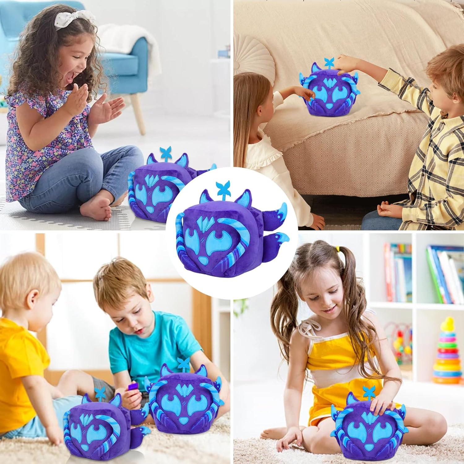 Fruit Plush, Box Fruit Plush Toy, Kitsune Plush Toy, Fruit Soft Stuffed Animal Pillow, Fruit Plush Box Toy for Kids, Fruit Plush