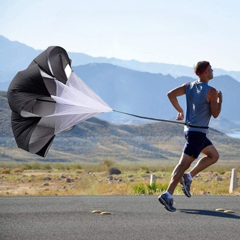 Football Speed and Agility Training Equipment 18-Piece Set with Ladders, Cones, Parachute