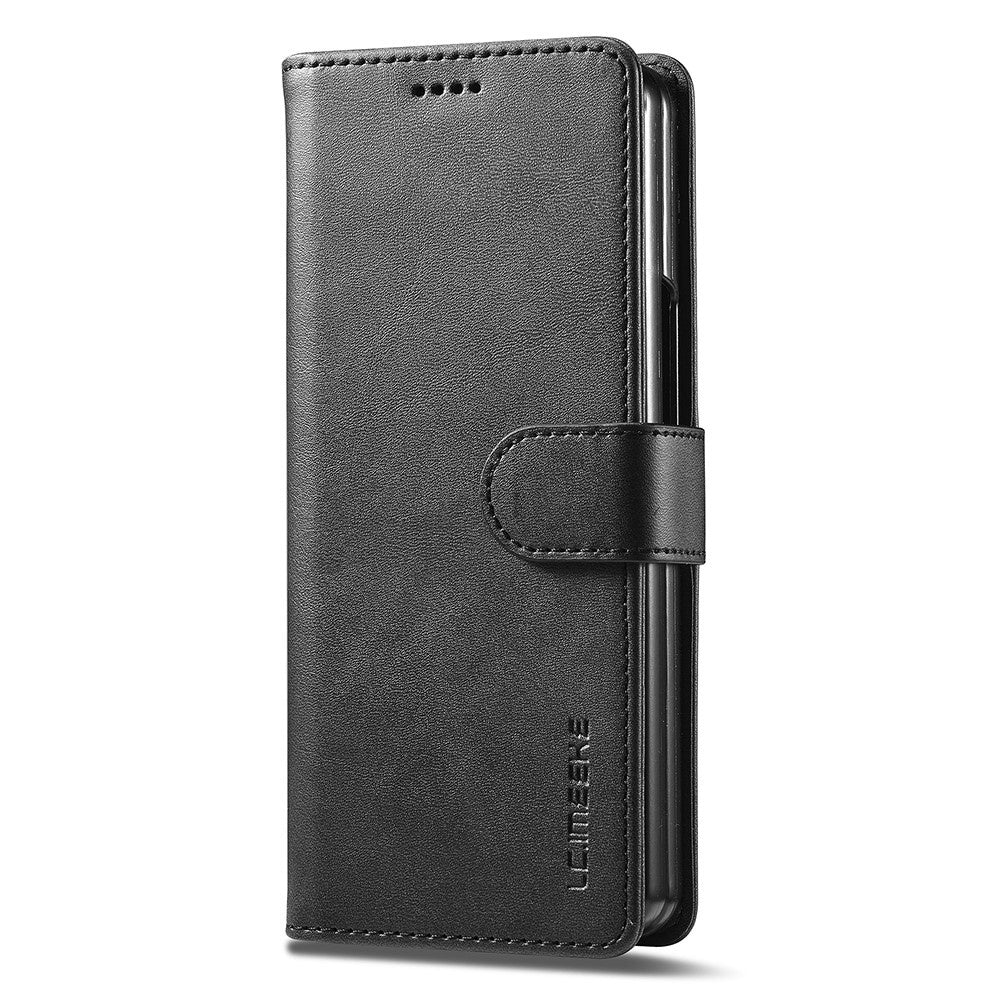 Compatible with Samsung Galaxy Z Fold6 5G Phone Case Cover with Kickstand - Black
