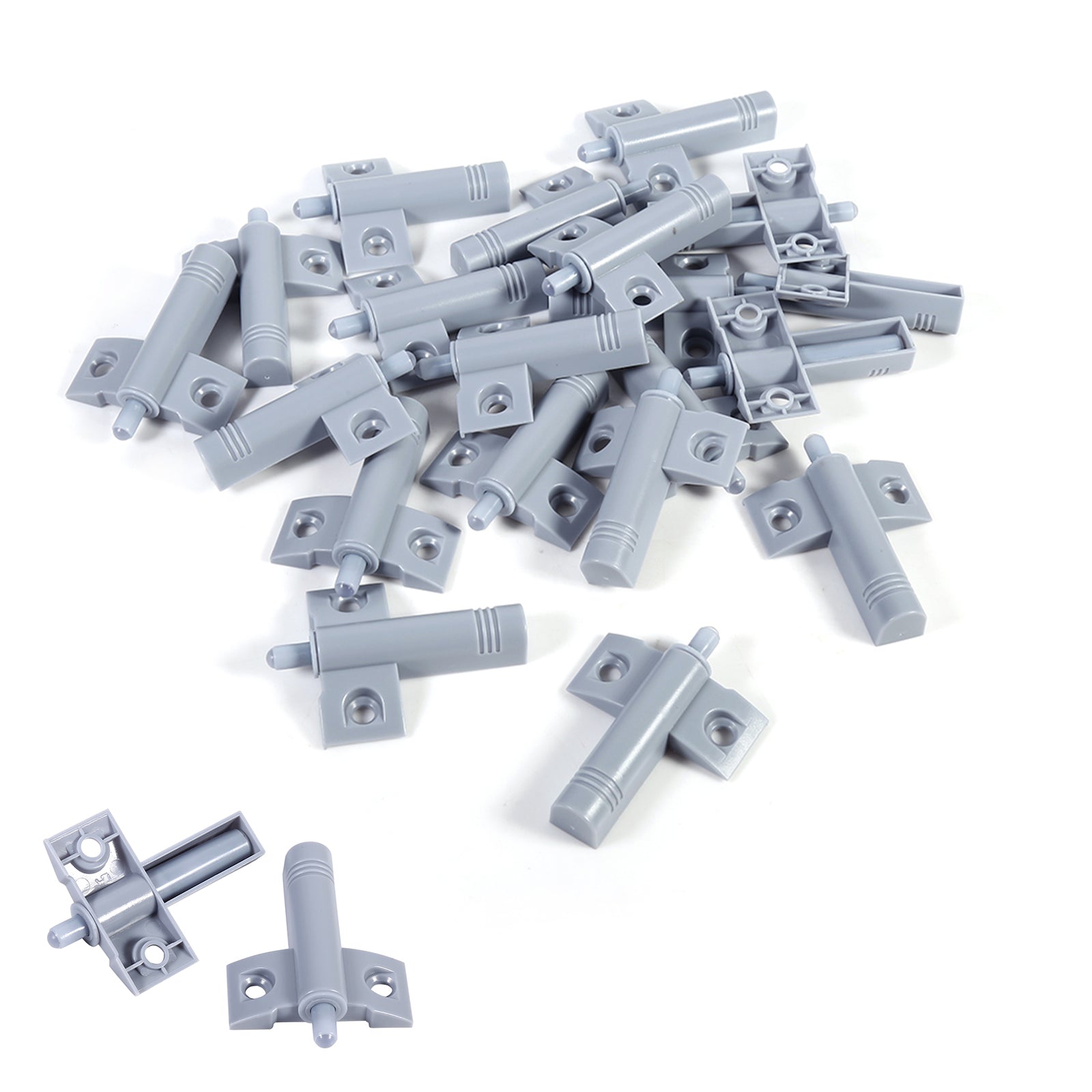 20pcs/pack Kitchen Door Stop Drawer Soft Quiet Closing Damper Buffers Grey/White