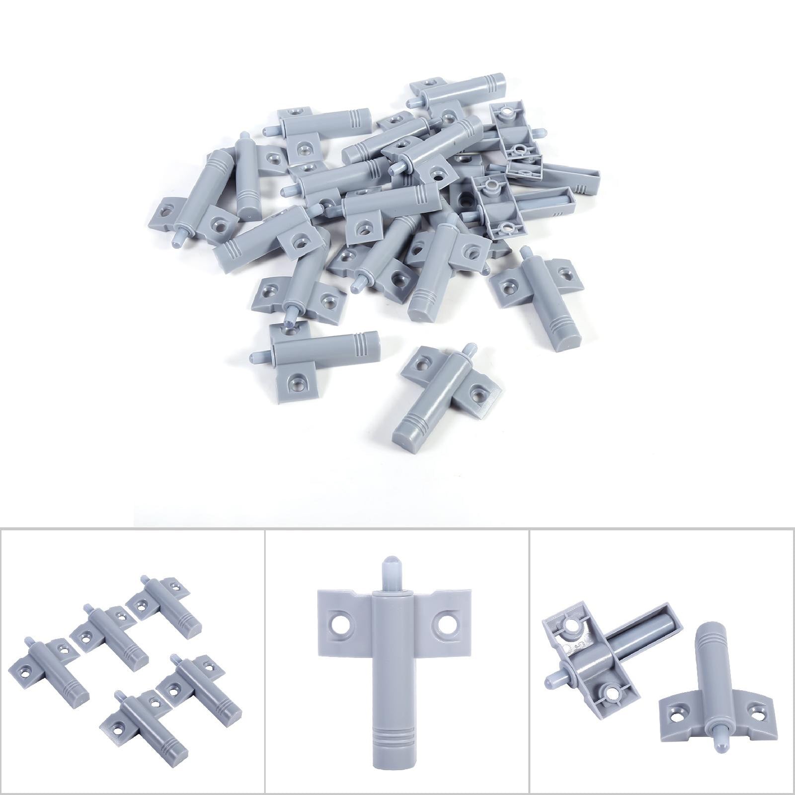 20pcs/pack Kitchen Door Stop Drawer Soft Quiet Closing Damper Buffers Grey/White