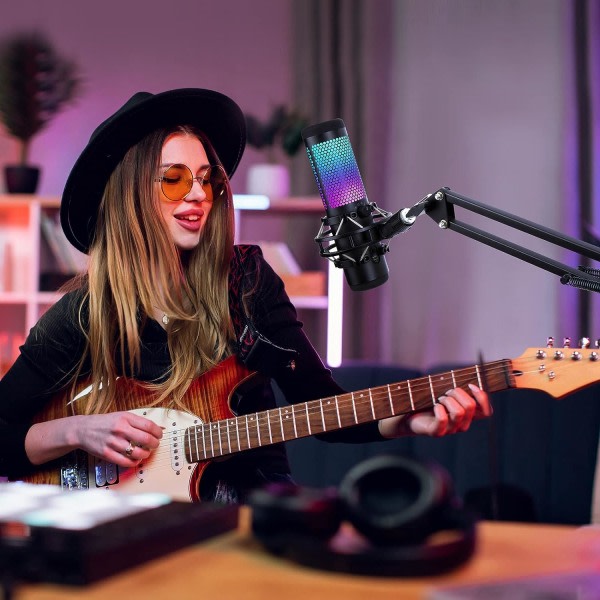 HyperX QuadCast S Microphone Stand Professional Condenser Mic Holder