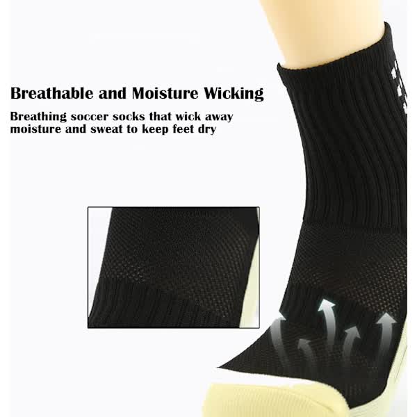 Kids Soccer Socks Non-Slip Hospital Grip Athletic Socks