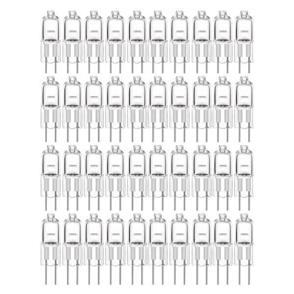 G4 Halogen Bulbs 20-Pack 10W 12V Warm White
