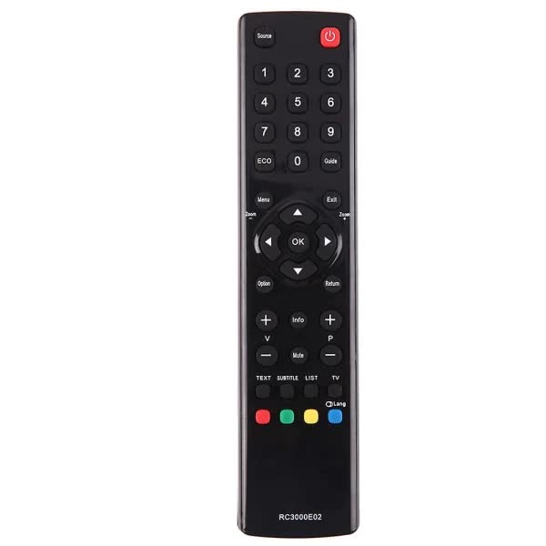 TCL Thomson LCD Smart TV Remote Control RC3000E02 Compatible with TCL Thomson TVs
