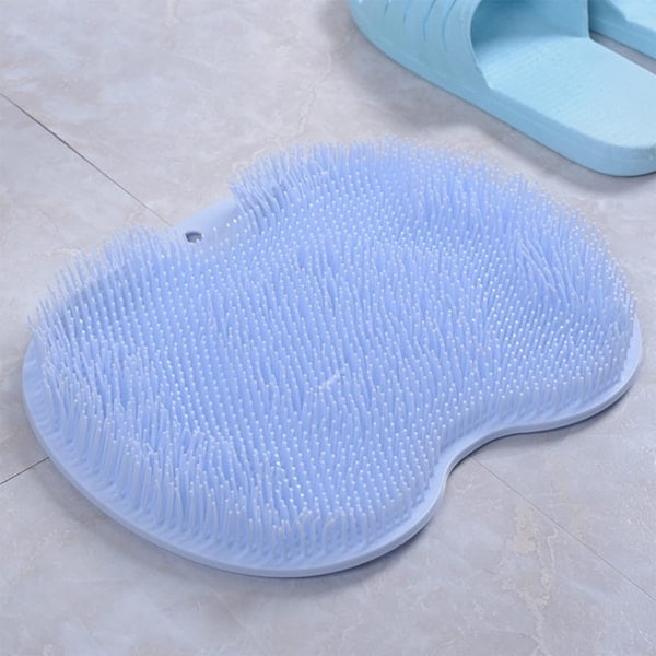 Foot Scrub Brush, Silicone Shower Brush for Cleaning and Massaging Feet