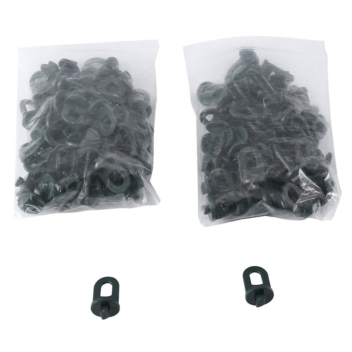 100pcs Greenhouse Hanging Hooks Fasteners Tied Buckle Hook Plant Vegetable Grafting Clip Greenhouse