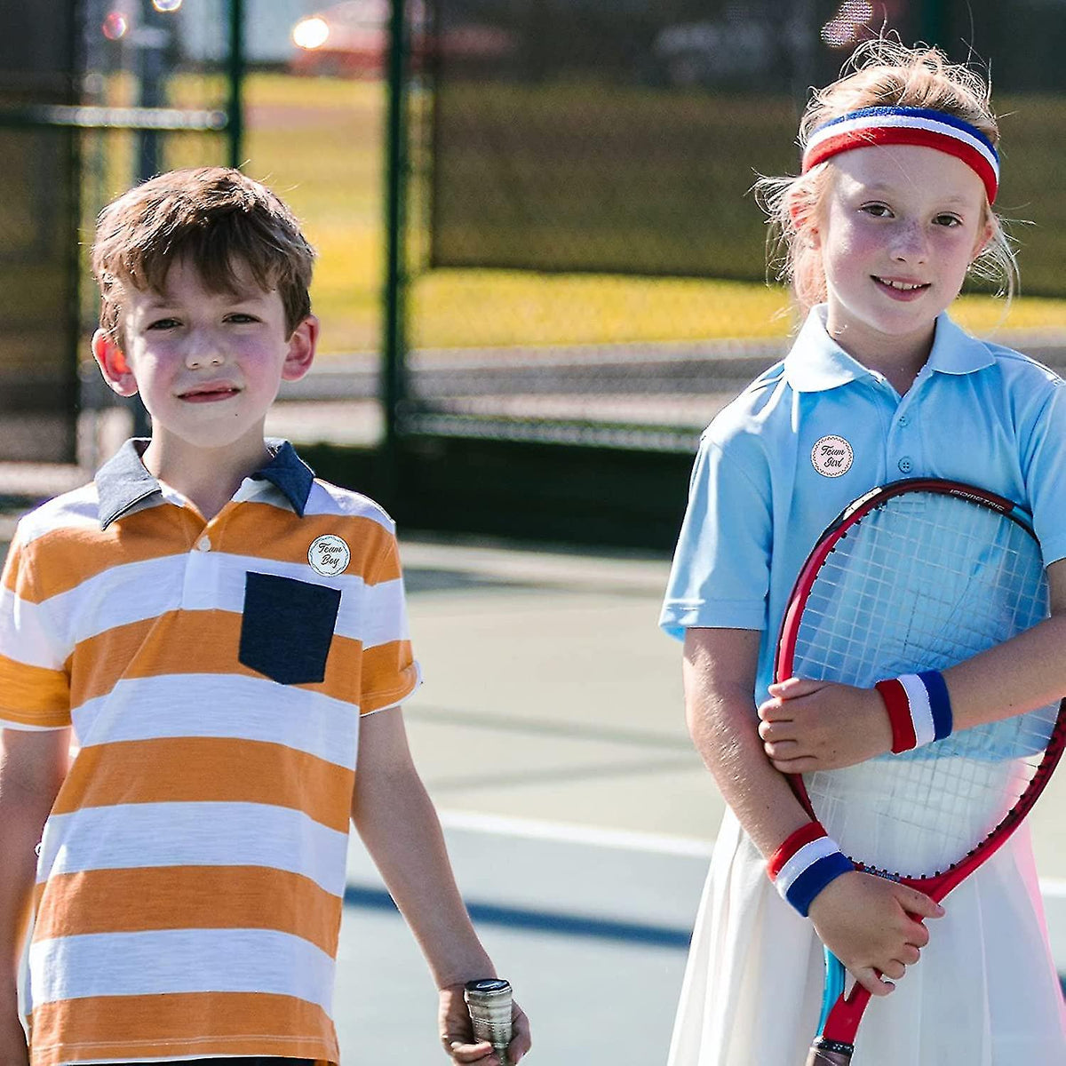 40 Pcs Gender Reveal Stickers Team Boy Team Girl Label Stickers Blue And Pink Round Stickers