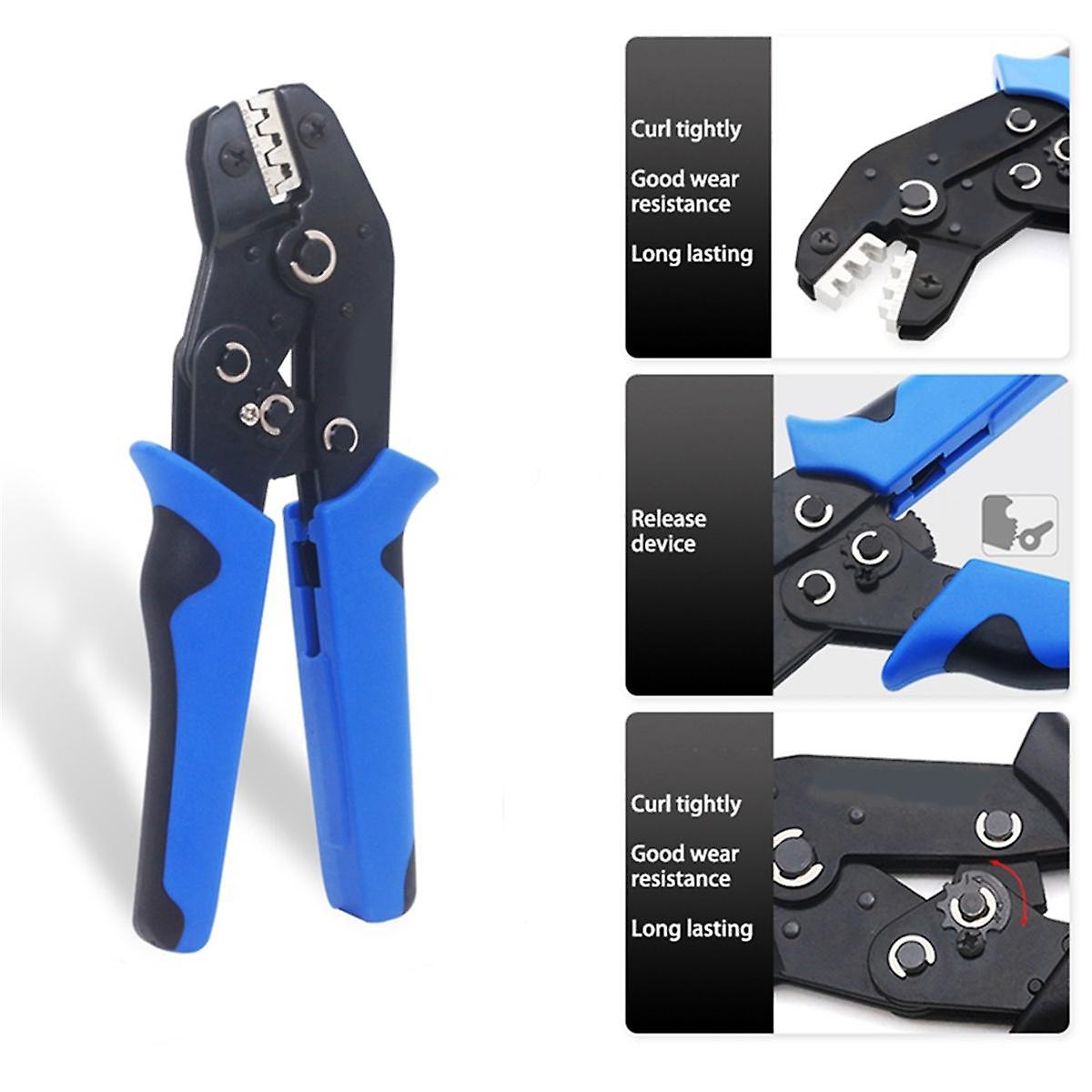 Sn-58b Latching Crimping Pliers Tool for Terminal Wires with Single Pliers Connector Set AWG24-13