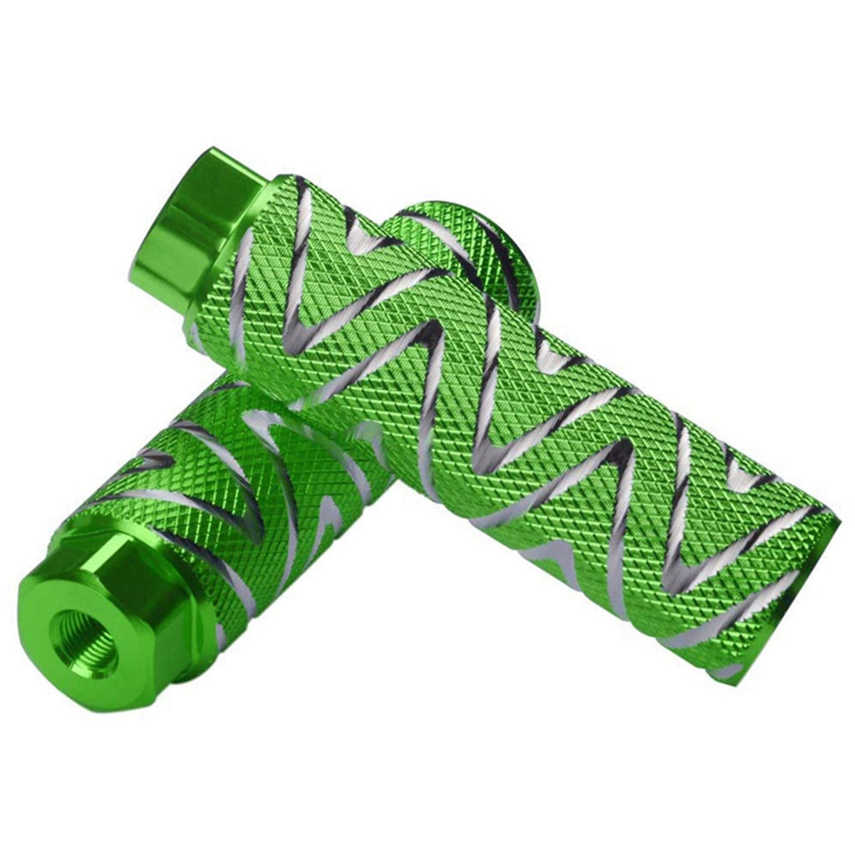 Aluminum Alloy Bicycle Cleats BMX Pedals, Fits 3/8 Inch Axles, 4pcs Rear Pedals