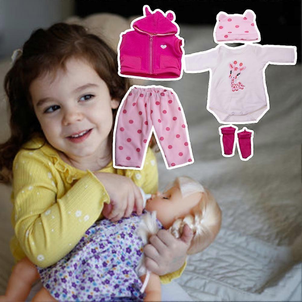 Baby Doll Clothes for 43-51cm Dolls with Matching Accessories Gift Sets