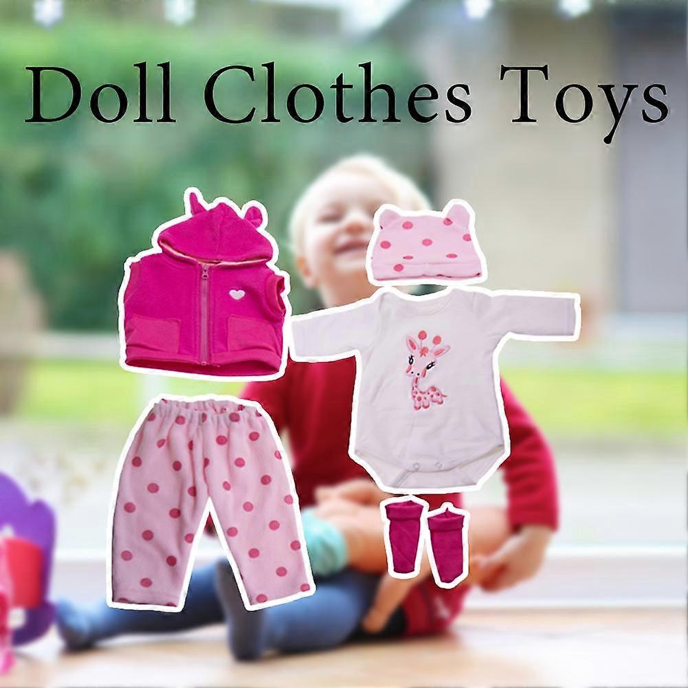 Baby Doll Clothes for 43-51cm Dolls with Matching Accessories Gift Sets