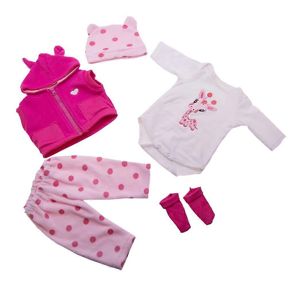 Baby Doll Clothes for 43-51cm Dolls with Matching Accessories Gift Sets