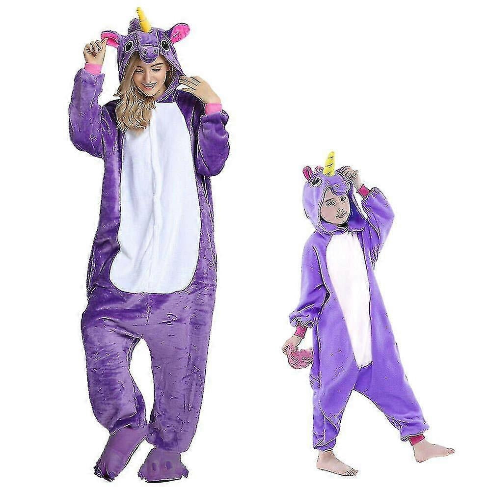 XL Unicorn Kigurumi Jumpsuit Pink Rose Pegasus Clothing Pajamas