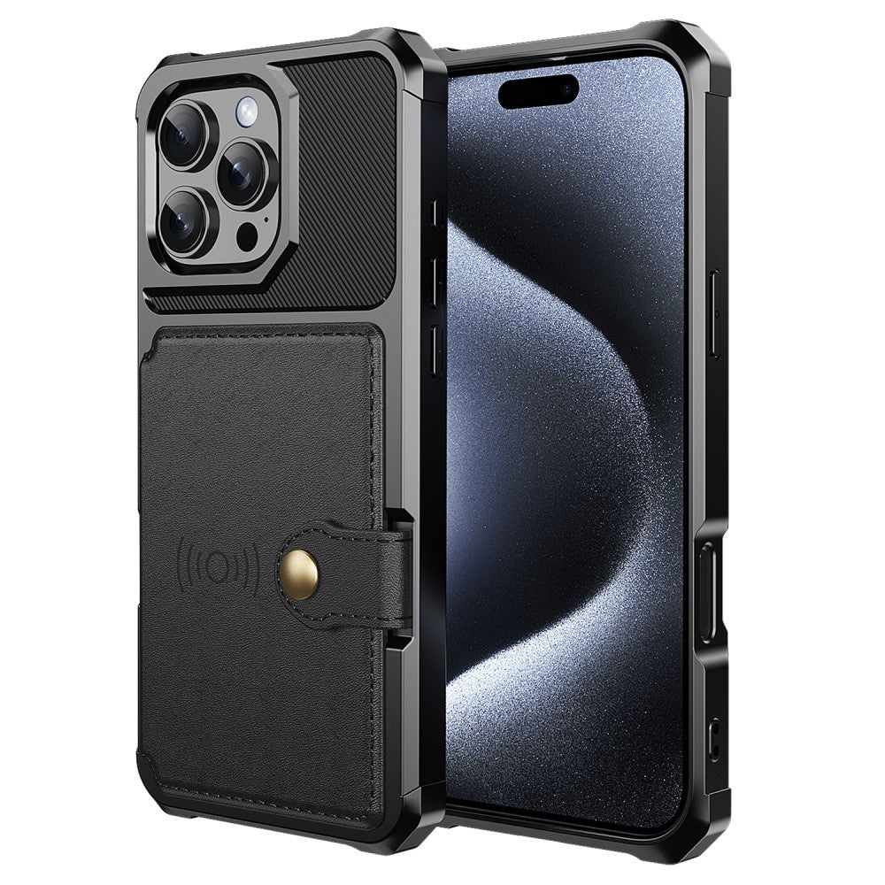 iPhone 16 Pro Case with Card Slot Black 82