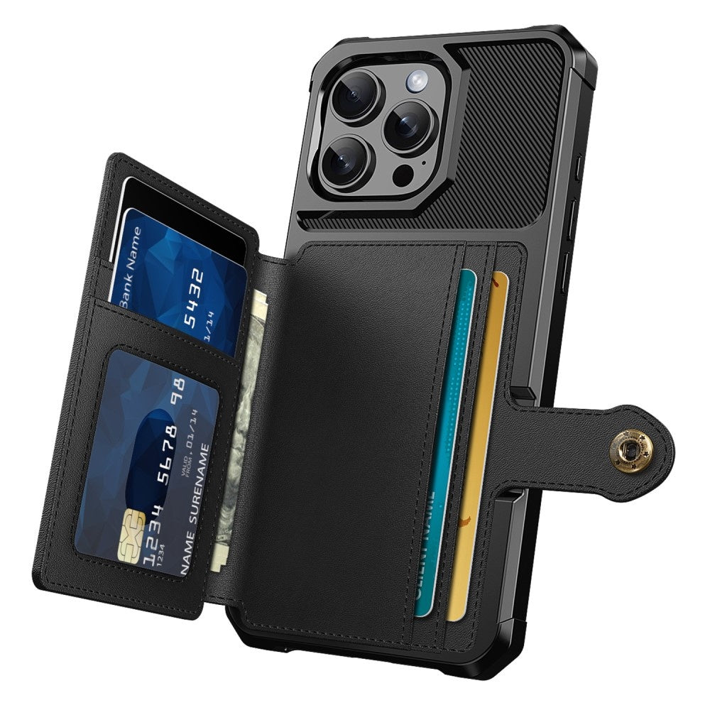 iPhone 16 Pro Case with Card Slot Black 82